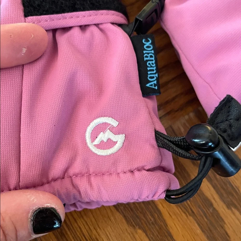 Gordini Kids Pink Insulated Ski Mittens